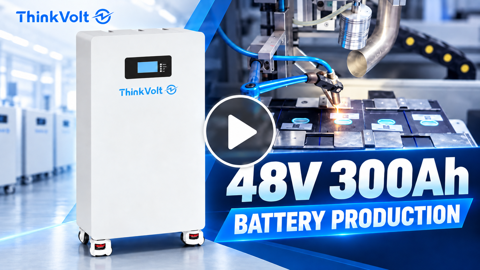 48V 300Ah Battery Production