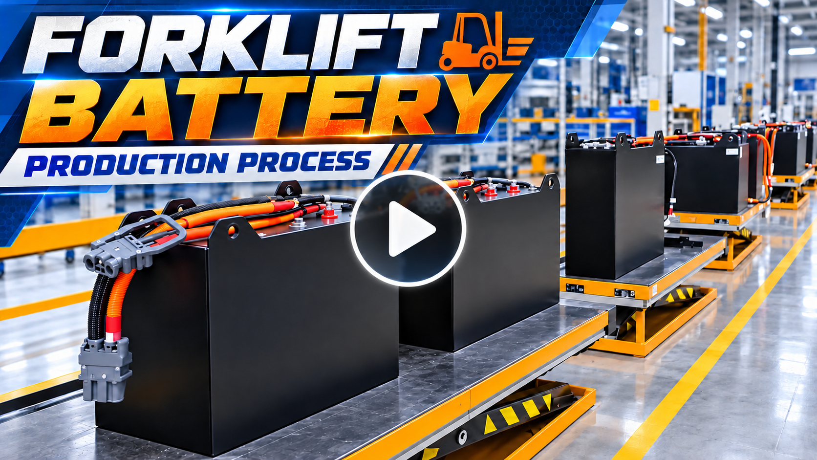 Forklift Battery Production Process
