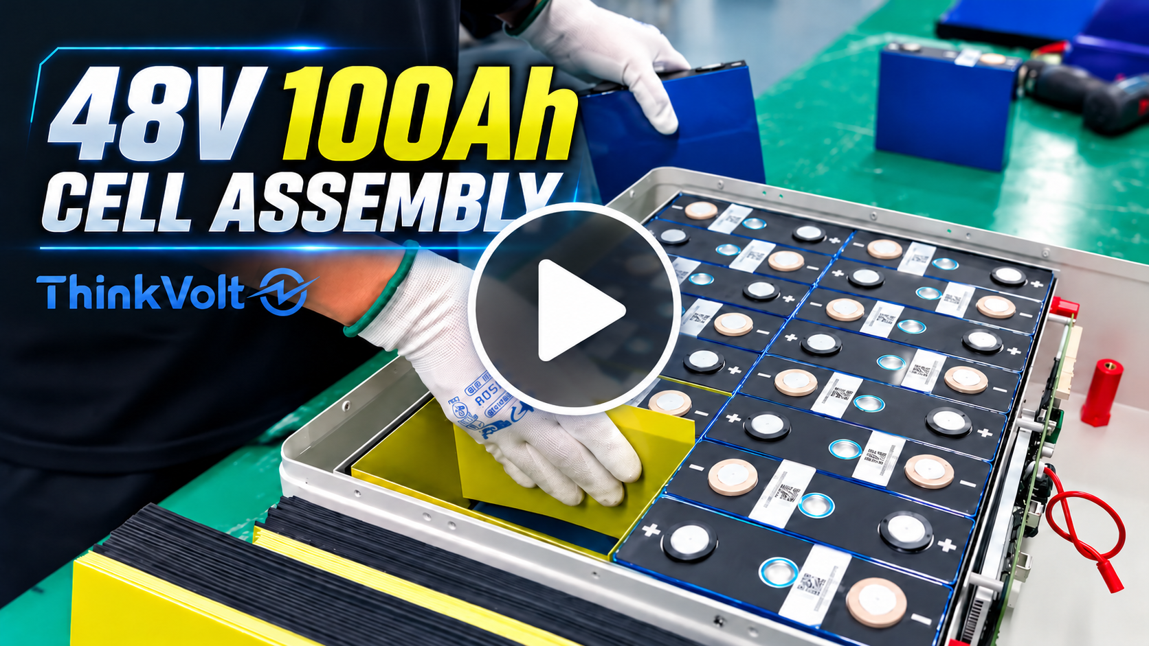 ThinkVolt 48V 100Ah Battery Cell Assembly