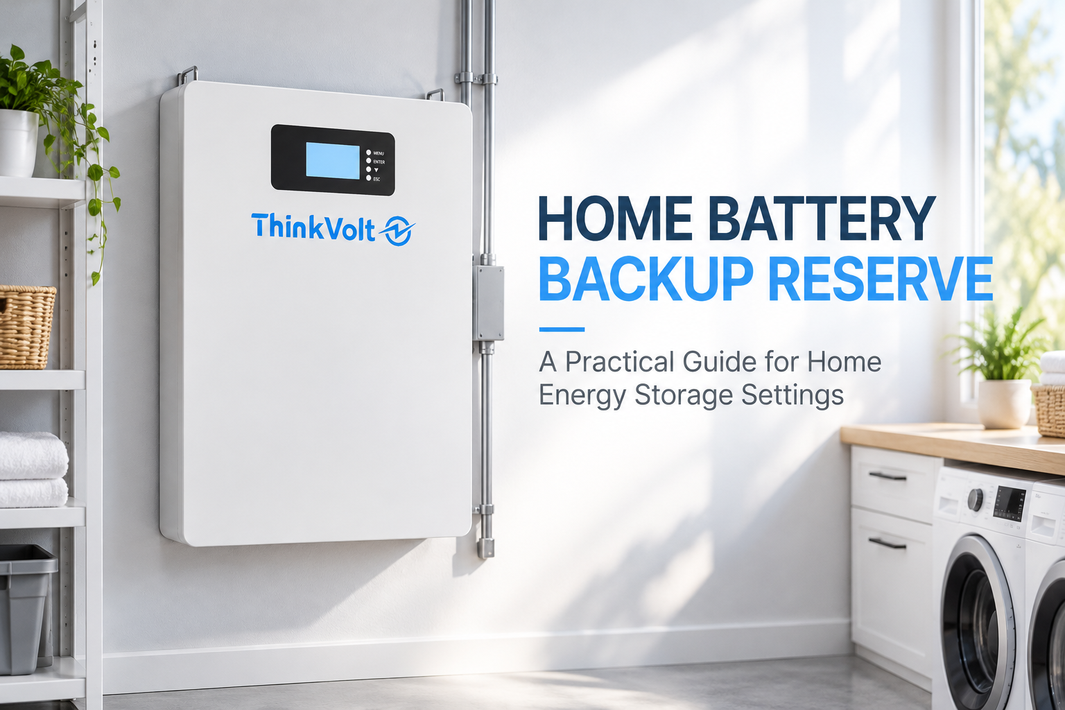 home battery backup reserve setting