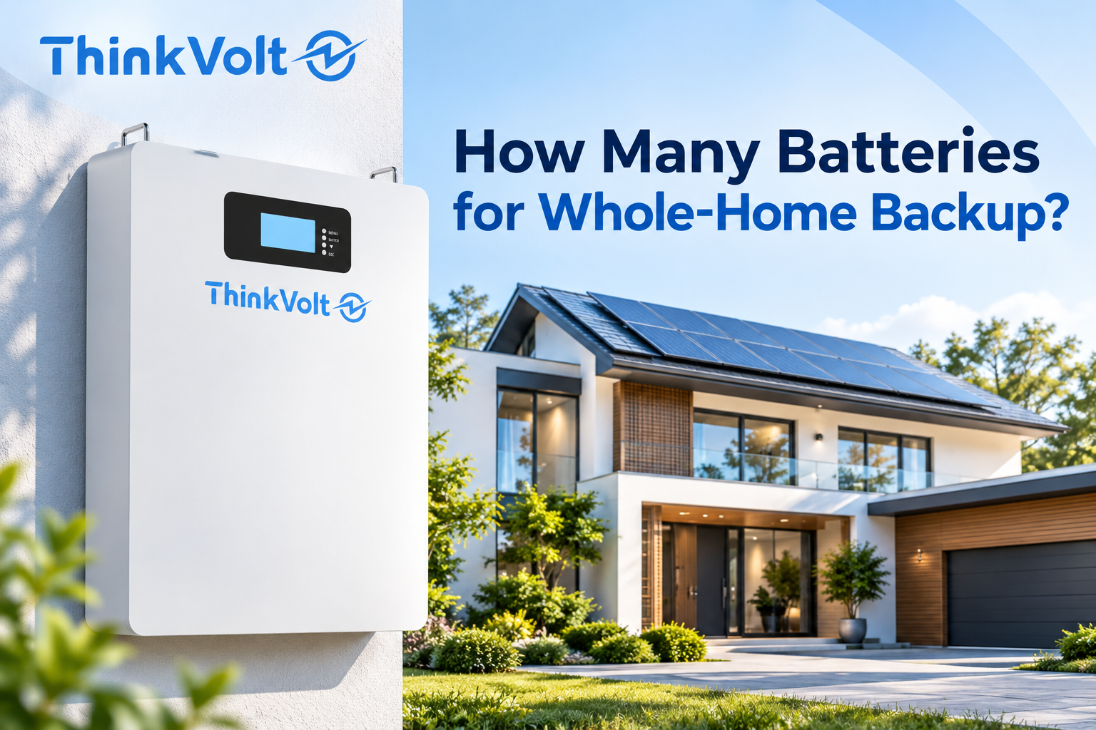 How Many Batteries for Whole Home Backup