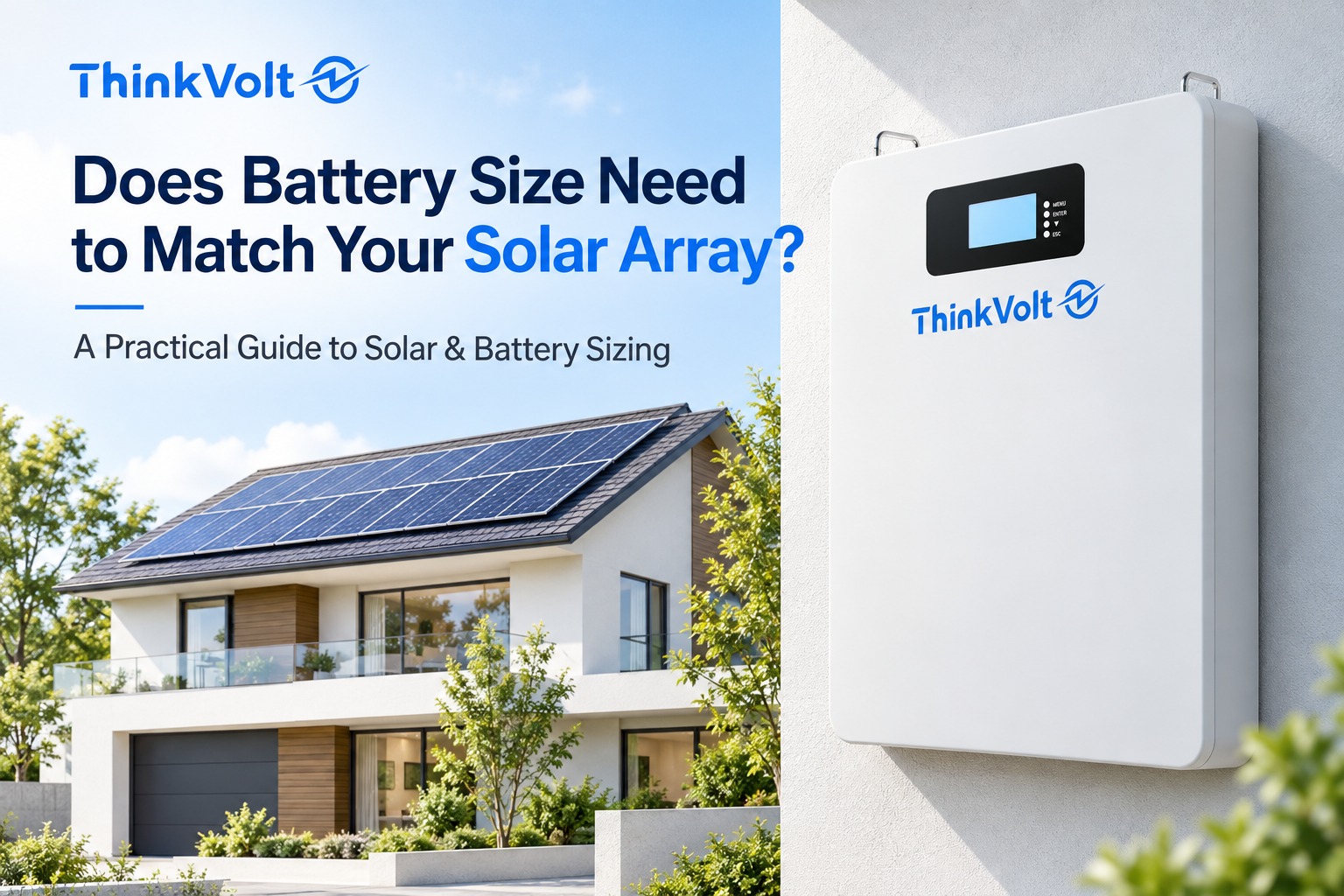 Solar Battery Size Matching Guide