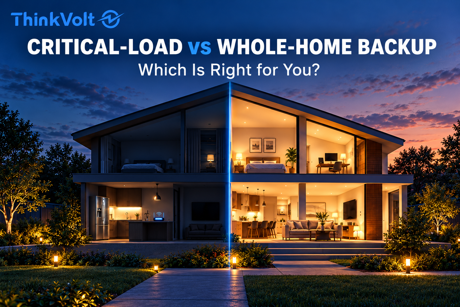 Critical Load vs Whole Home Backup