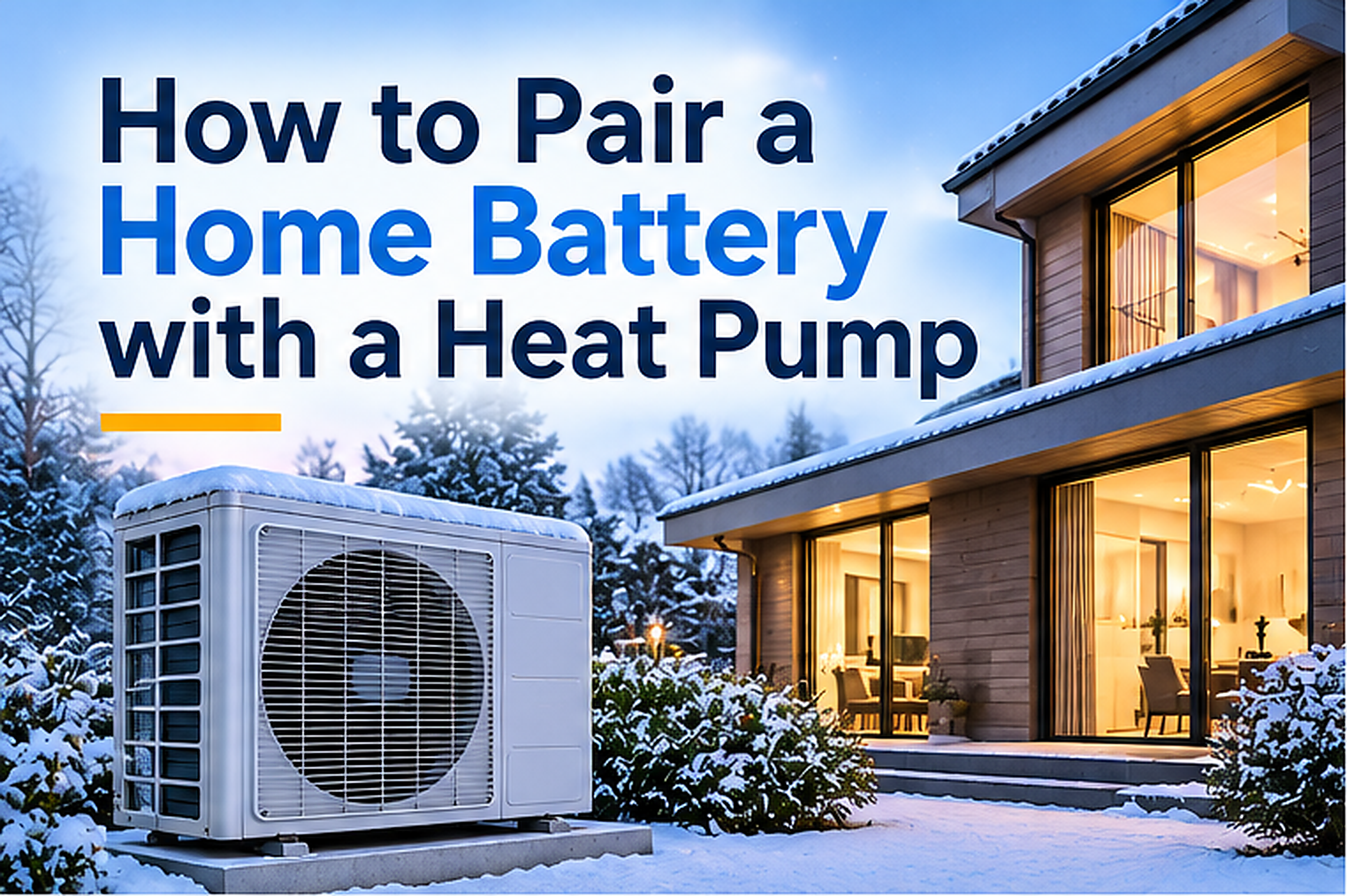 home battery heat pump pairing guide